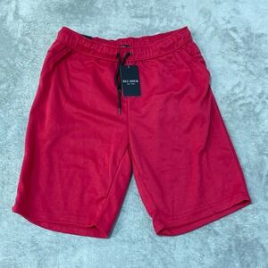 NWT Blu Rock Shorts Men's Large Red Cotton Blend Tech Style